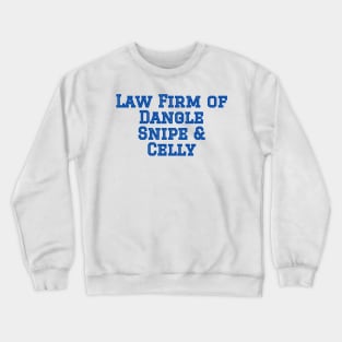 Funny Hockey Dangle, Snipe and Celly blue Crewneck Sweatshirt